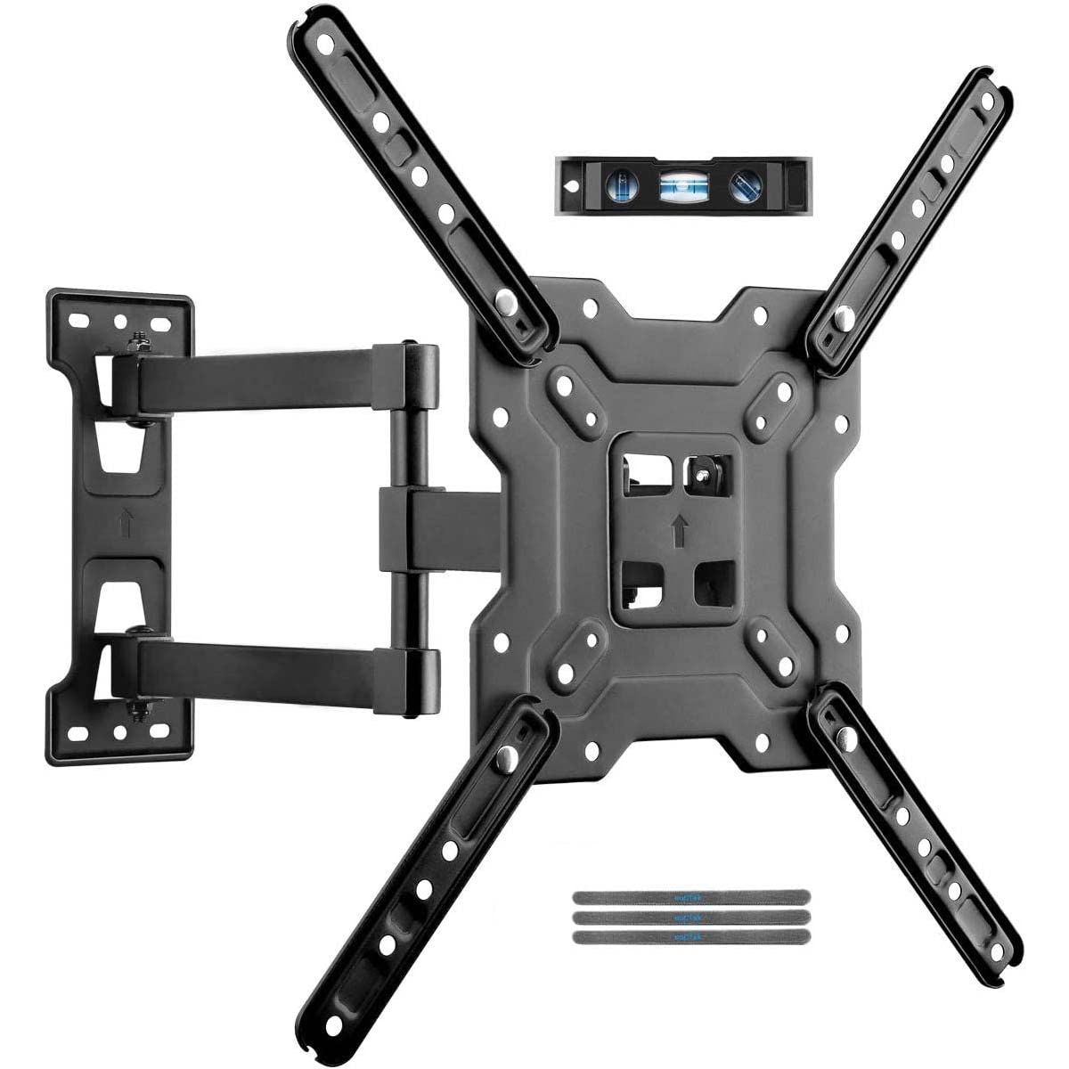 TV Wall Mount Swivel and Tilt Full Motion for Most 23 to 55 inch TV