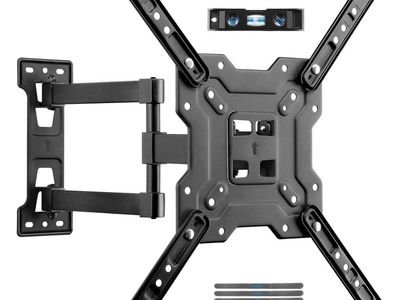 TV Wall Mount Swivel and Tilt Full Motion for Most 23 to 55 inch TV
