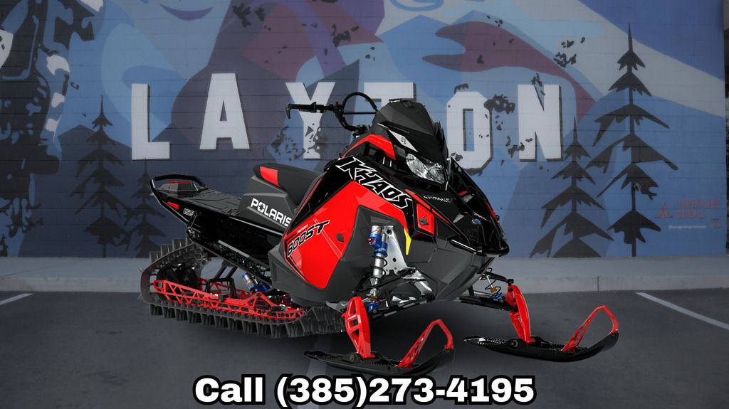 2026 Polaris® Patriot Boost RMK Khaos 155 Indy Red / Gloss Black