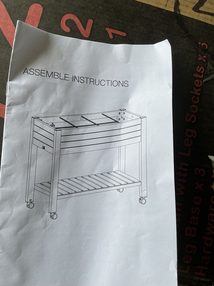 Rolling Self-Watering Raised Garden Bed – 21 Gallon