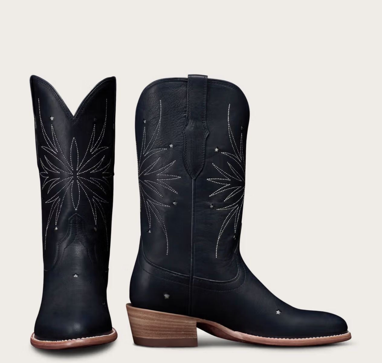 Tecovas Jamie Fireworks *Limited Edition Western Cowgirl Boots with Star Inlay - Women's Size 9