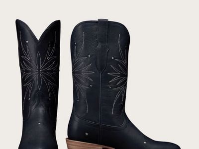 Tecovas Jamie Fireworks *Limited Edition Western Cowgirl Boots with Star Inlay - Women's Size 9