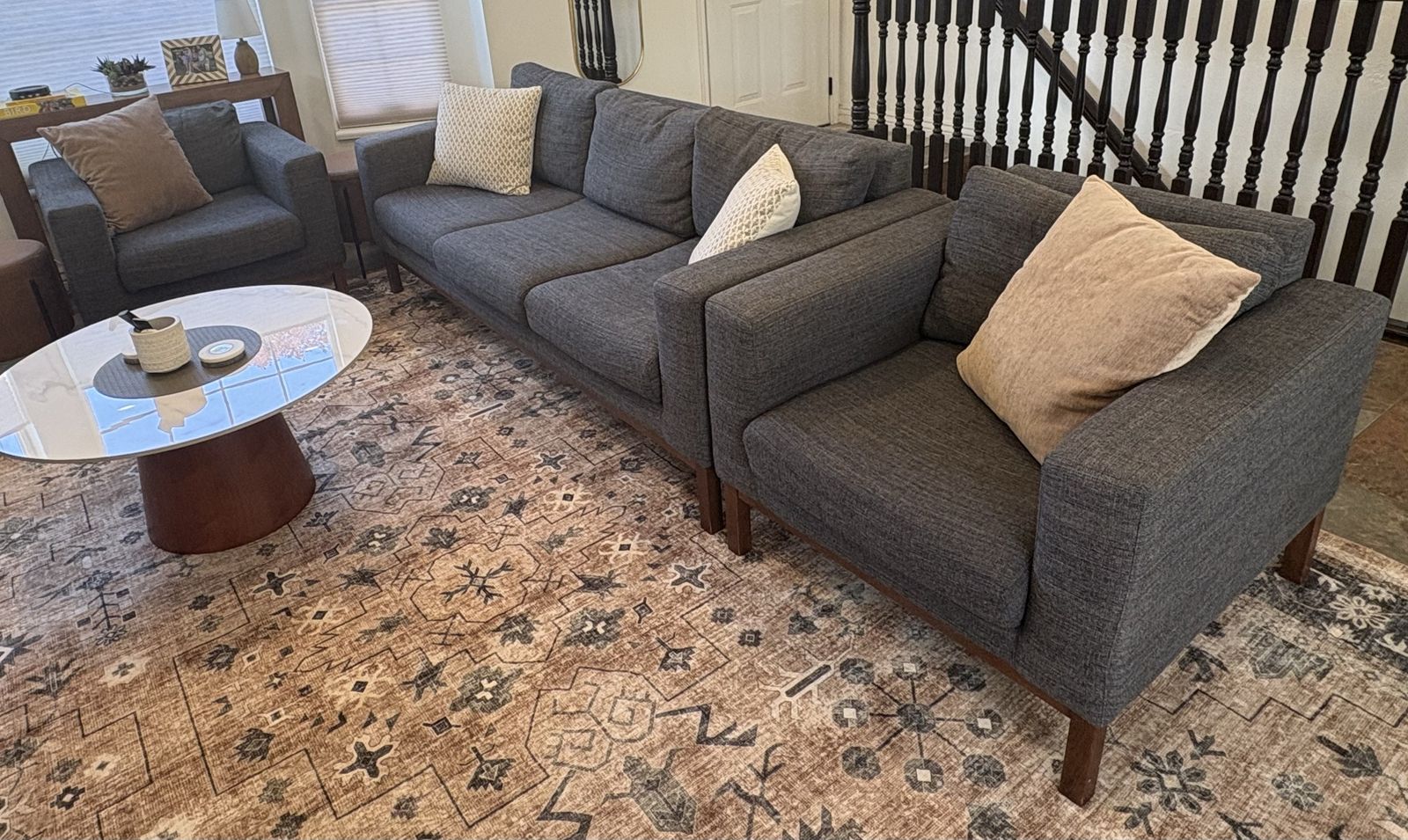 Matching Couch and Chairs