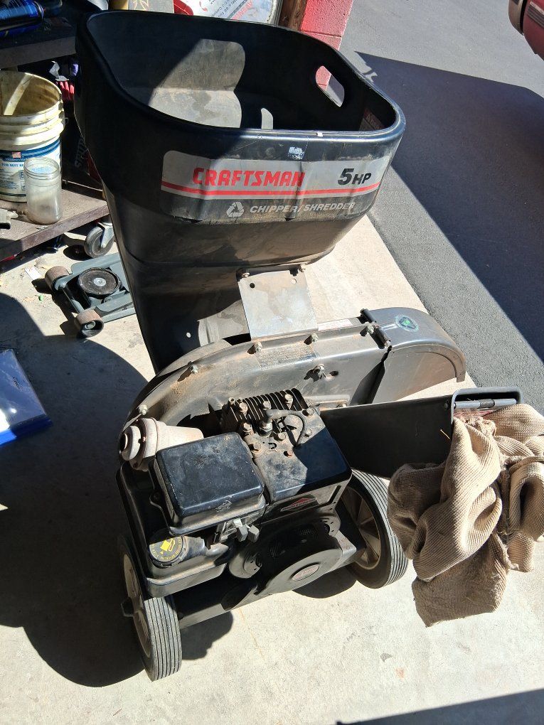 Craftsman Mulching Chipping Shredding Machine Good!