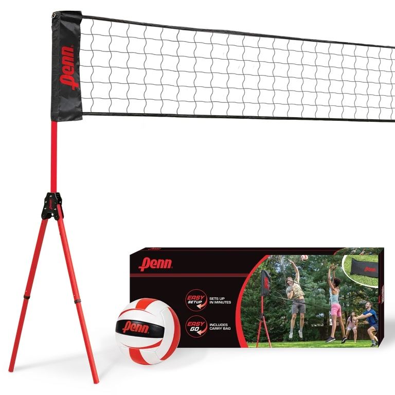 Penn Premium Easy Fit Volleyball Set Adjustable Net Ball