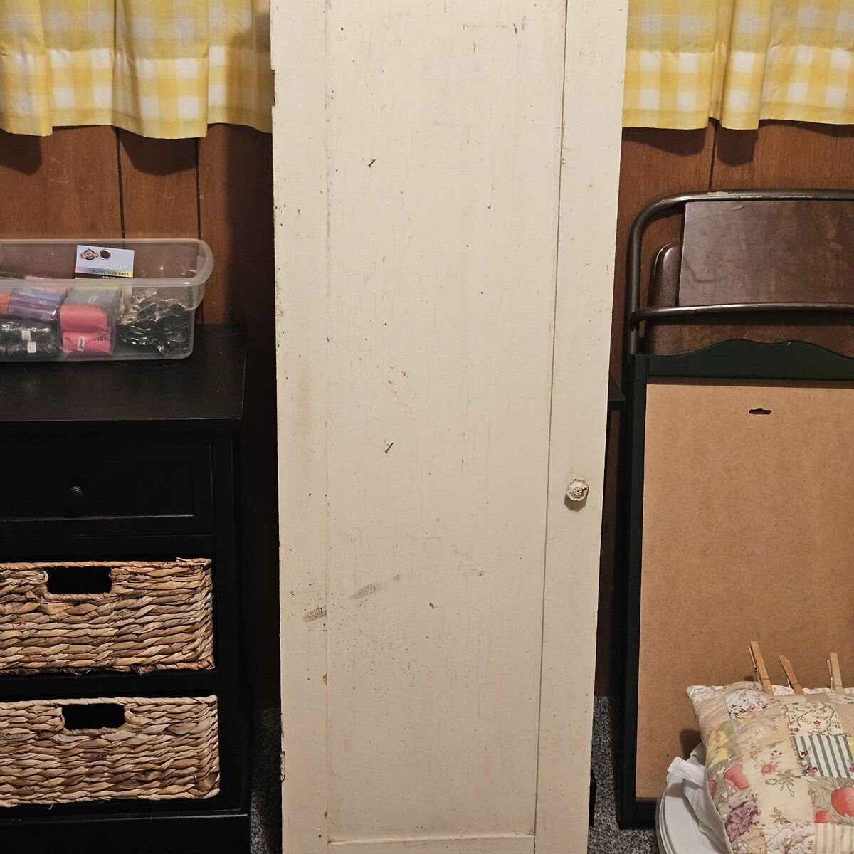 Antique door cabinet