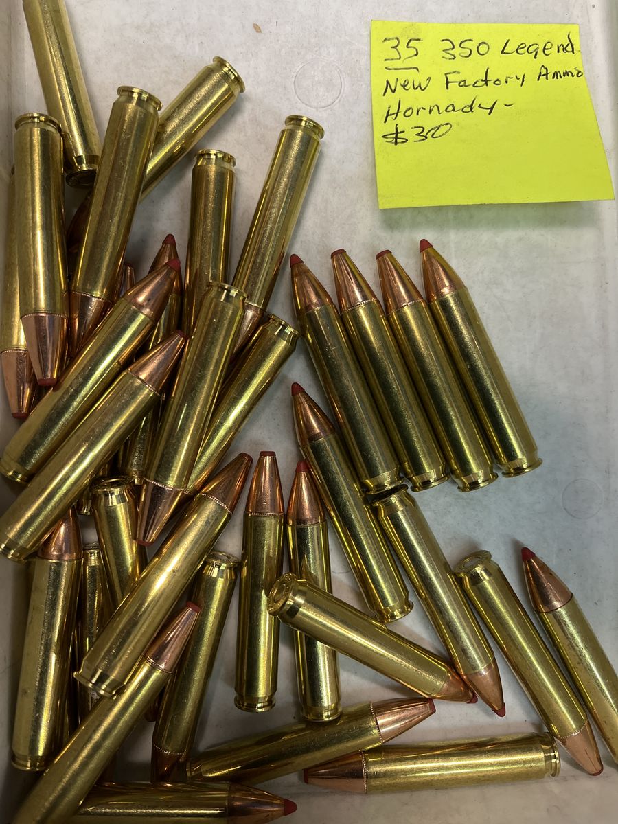New 35 Legend Ammo.