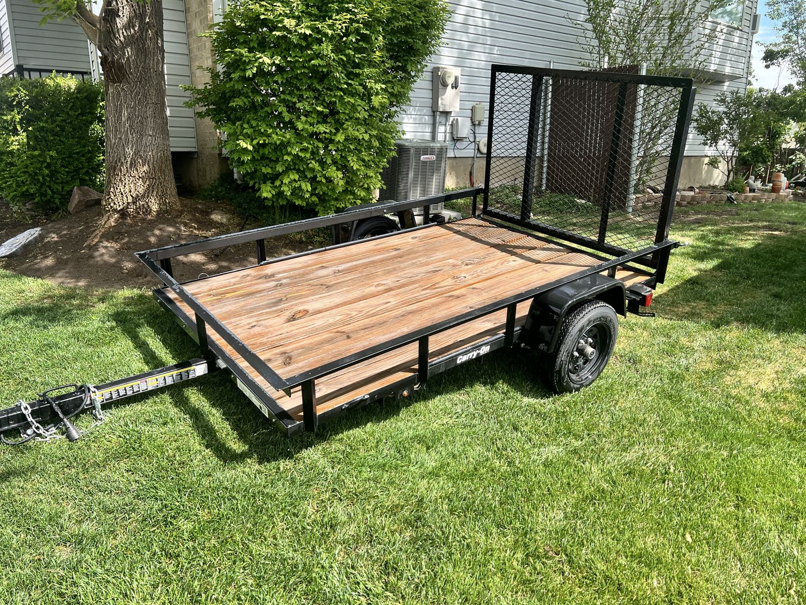 Carry-On 5x8 Utility Trailer w/ Rear Gate – Ready to Work