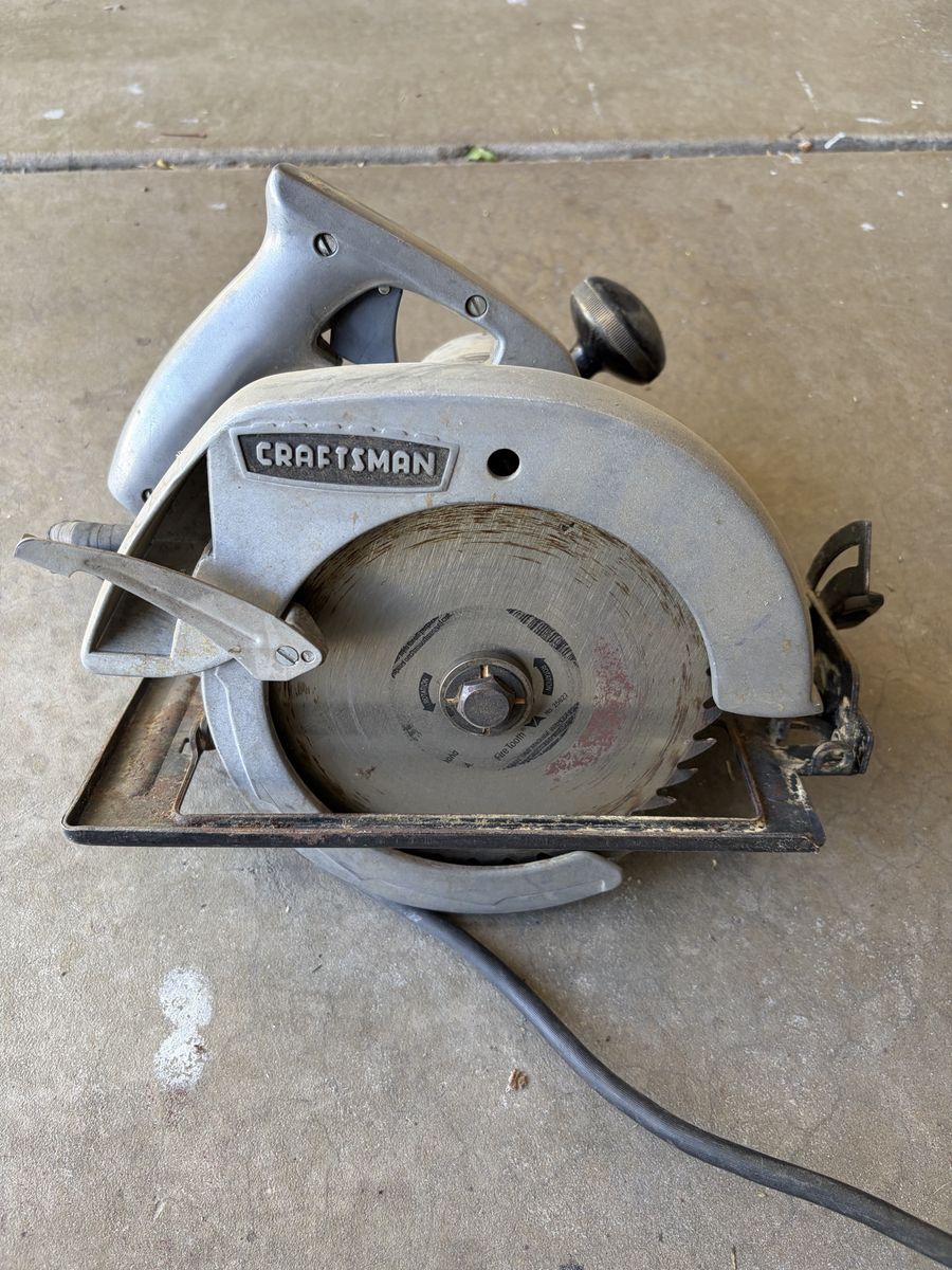 Vintage Craftsman 7” circular saw