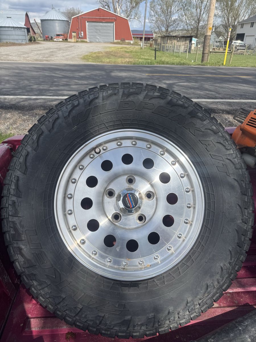 5x4.75 wheels and tires Chevy s10 blazer