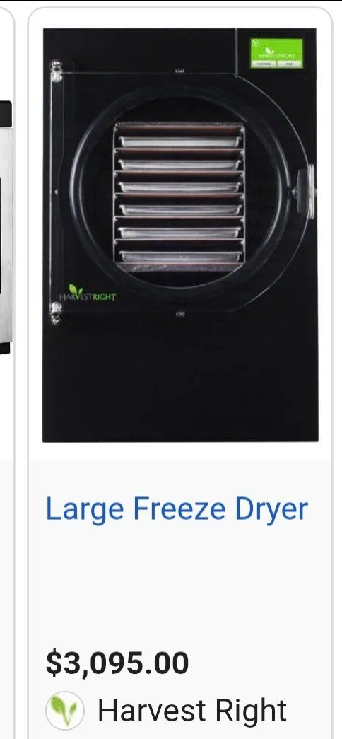 Harvest Right Large freeze dryer with accessories