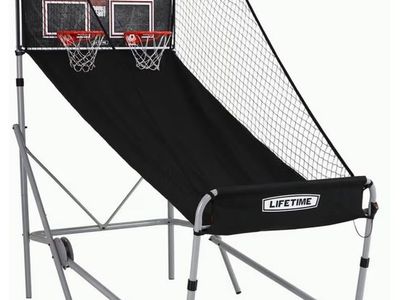 Lifetime Double Shot Deluxe 2-Player Basketball Arcade Game - Excellent Condition