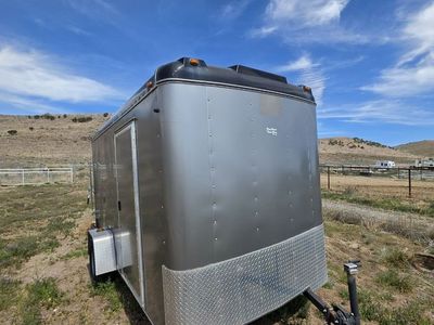 Enclosed Cargo Trailer 12ft | Weather Guard Shelving | Ramp Door | $4,200