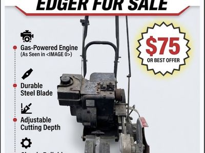 Craftsman Gas-Powered Edger with Durable Steel Blade & Adjustable Cutting Depth
