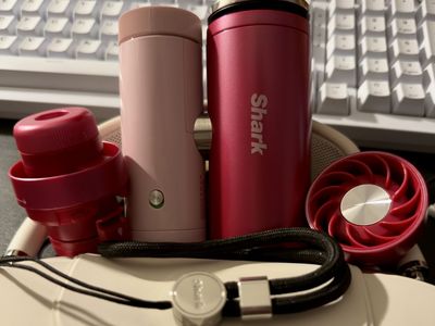 Shark Chillpill 3-in-1 Personal Cooling System, High-Speed Fan, Mist & InstaChill, dragon fruit