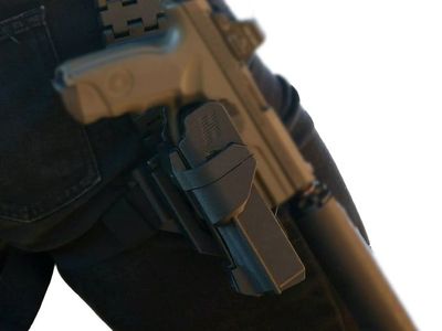 Hush Holster - Suppressor Holster - TLR1 - Universal Silencer/Handgun Fit