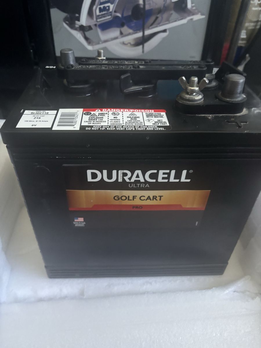 2 Duracell Ultra 6v 215ah golf Cart Pro