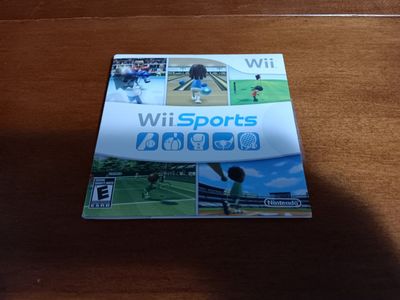 Wii Sports (2006) Nintendo Wii Disc and Cardboard Sleeve. Tested. Excellent Conditions!