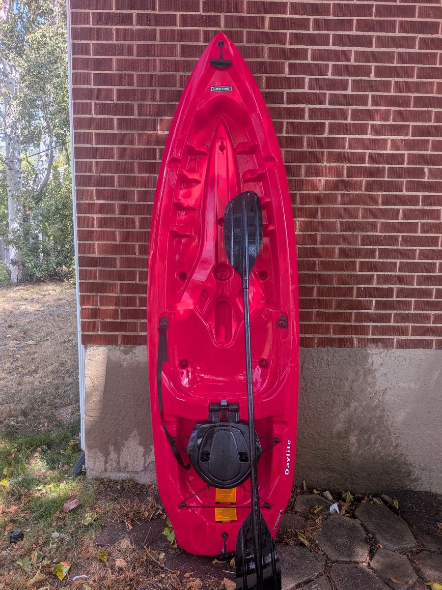 Lifetime Kayak with Paddle - Multiple Colors Available