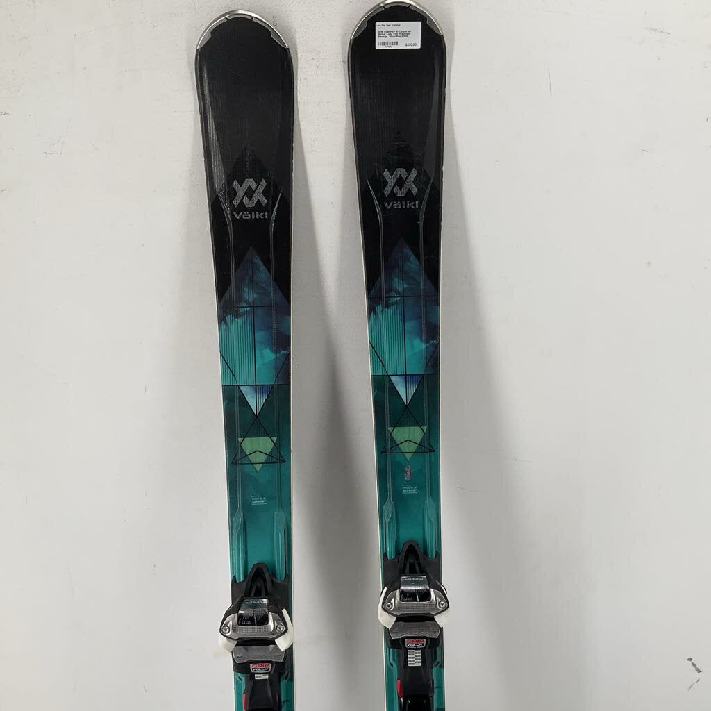 2019 Volkl Flair 81 Carbon w/ Marker Lady TCX 11 System Bindings