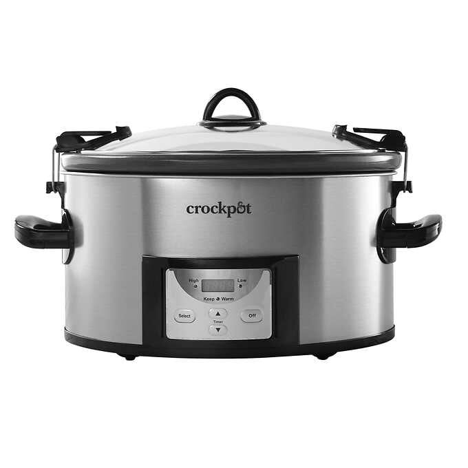 Crock-Pot CPSCVC70LLEC-S 7-Quart Easy Clean Slow Cooker with Locking Lid 2316457 #22207