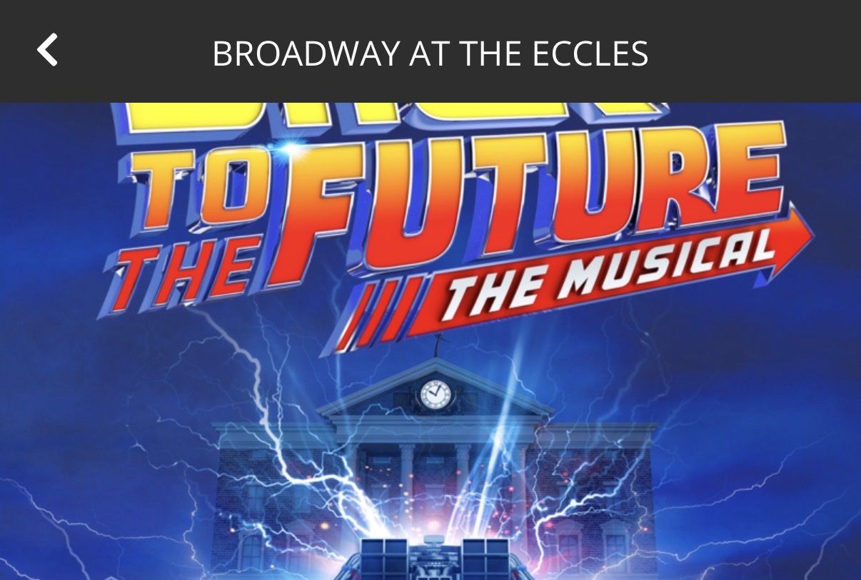 Back To The Future @ The Eccles 6/14 1PM