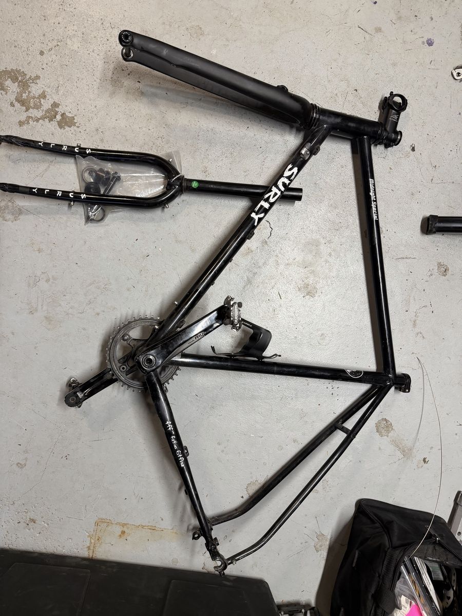 Surly Midnight Special 58cm frame, two forks