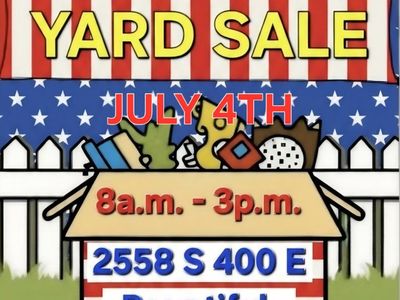 4TH OF JULY YARD SALE 8AM-3PM