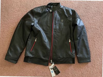 Ferrari F-Collections Soft Leather Bomber Jacket M2011S