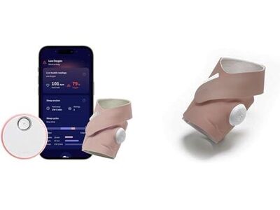 NEW Owlet Dream Sock Dusty Rose W/ Extra Sock