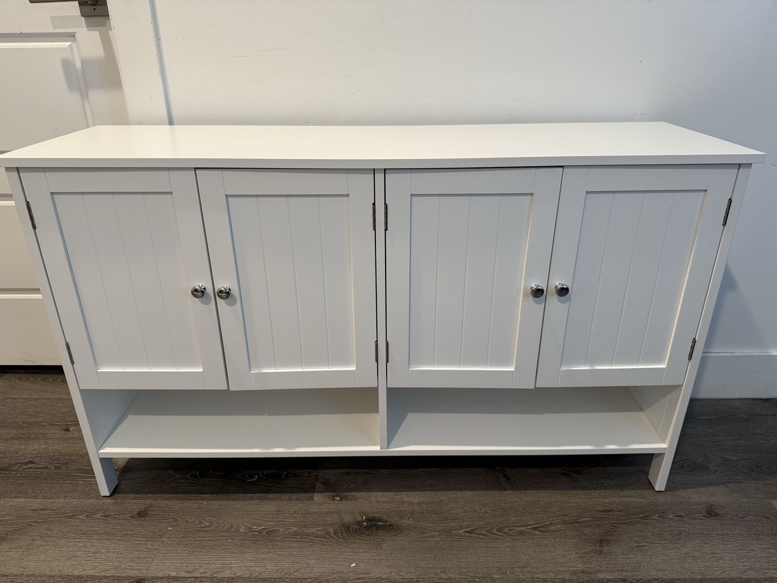 Brand New Modern White Shoe Cabinet