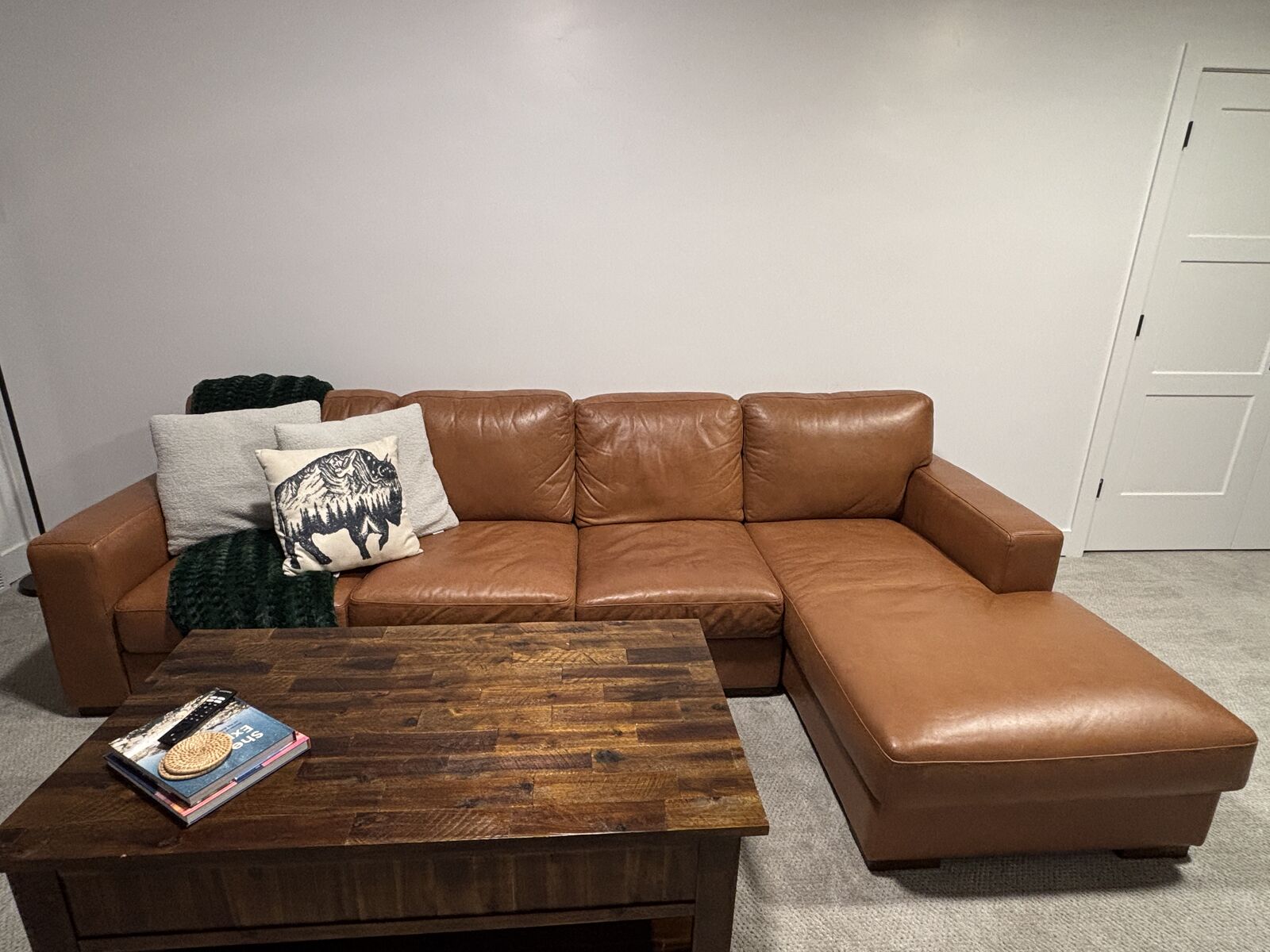 Genuine Italian Leather Sofa