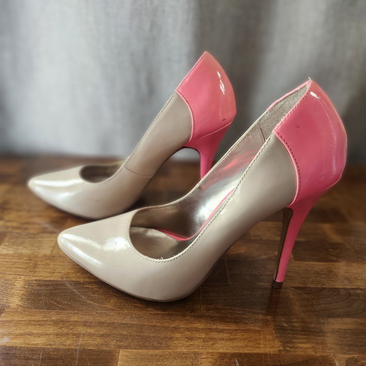 Steve Madden Heels Size 7.5 Nude & Pink