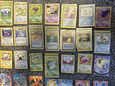 Pokemon rares base, jungle, fossil, legenday