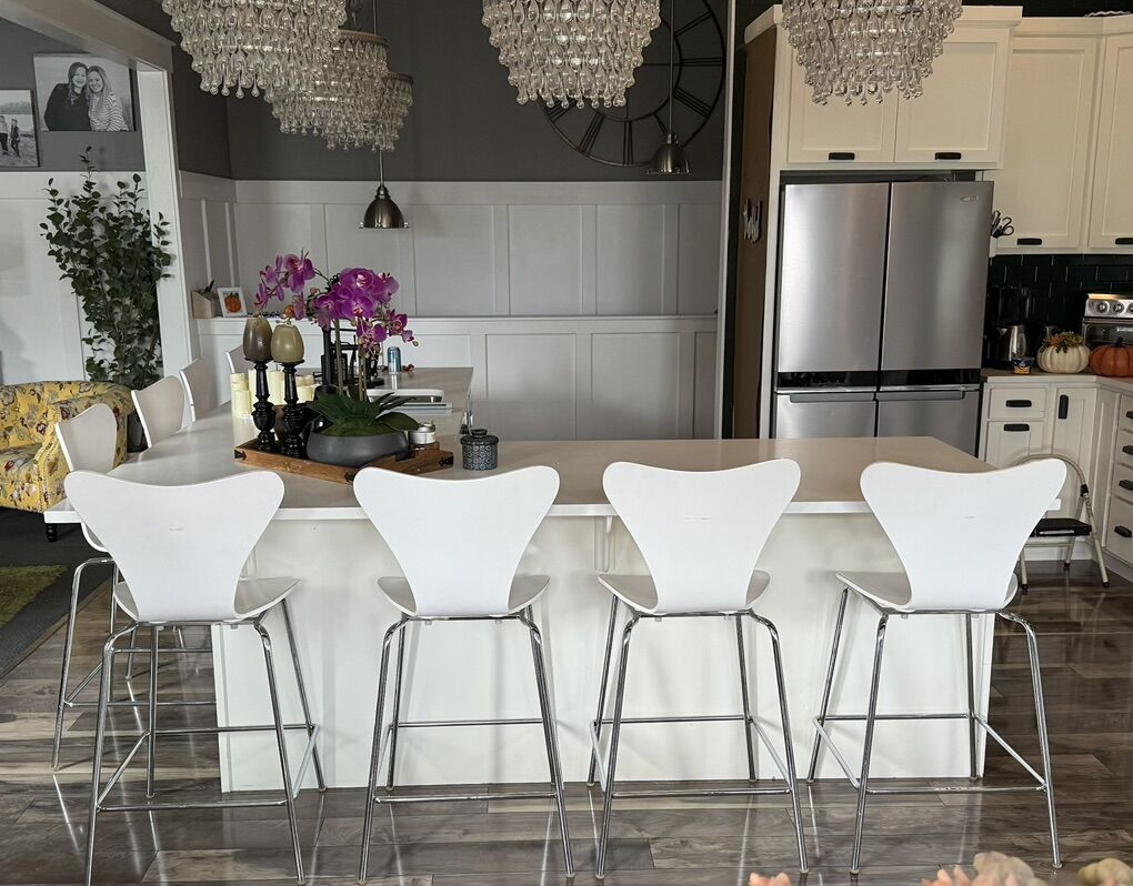 9 Restoration Hardware Magnus Painted Chairs