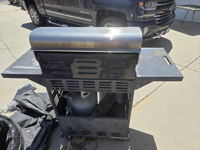 Kenmore Stainless Steel Gas Grill and Propane Tank - Outdoor BBQ
