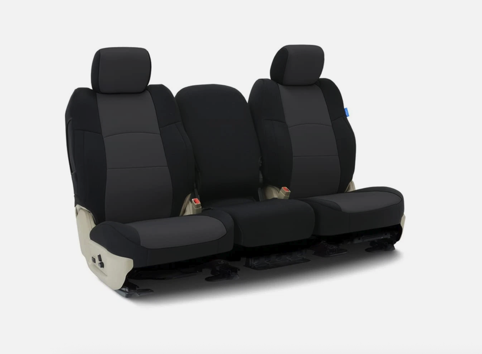 Coverking Custom Neoprene Seat Covers Mitsubishi 1st Row Charcoal/Black