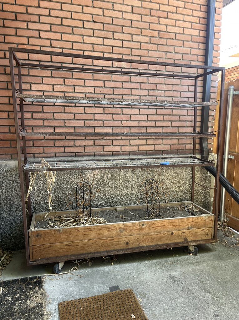 Vintage Planting Rack