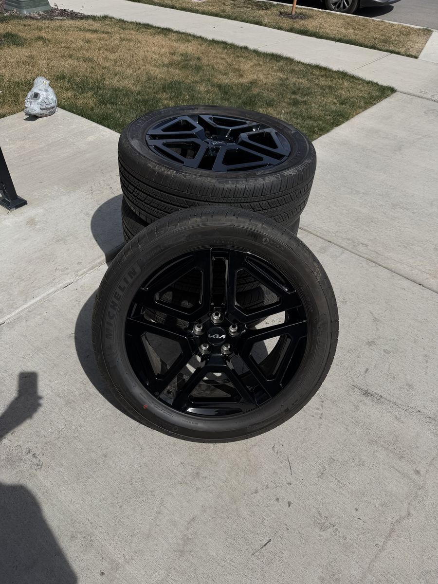Kia Telluride Rims and Tires 245/50R20 Michelin