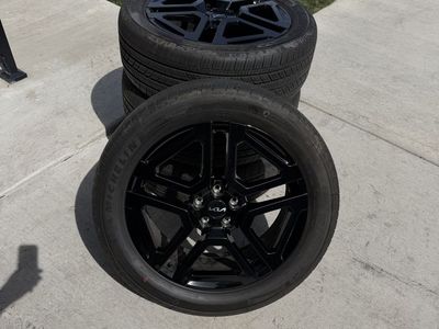Kia Telluride Rims and Tires 245/50R20 Michelin