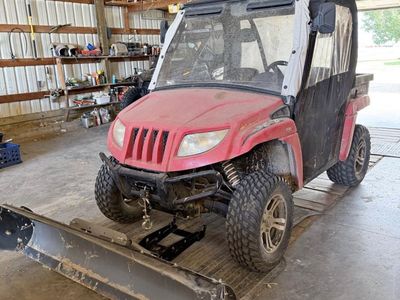 Arctic Cat UTV Side-by-Side Utility Vehicle with Snow Plow