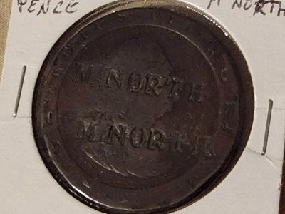 1797 One Pence C.S. "M North" Coin - Collectible British Copper Coinage