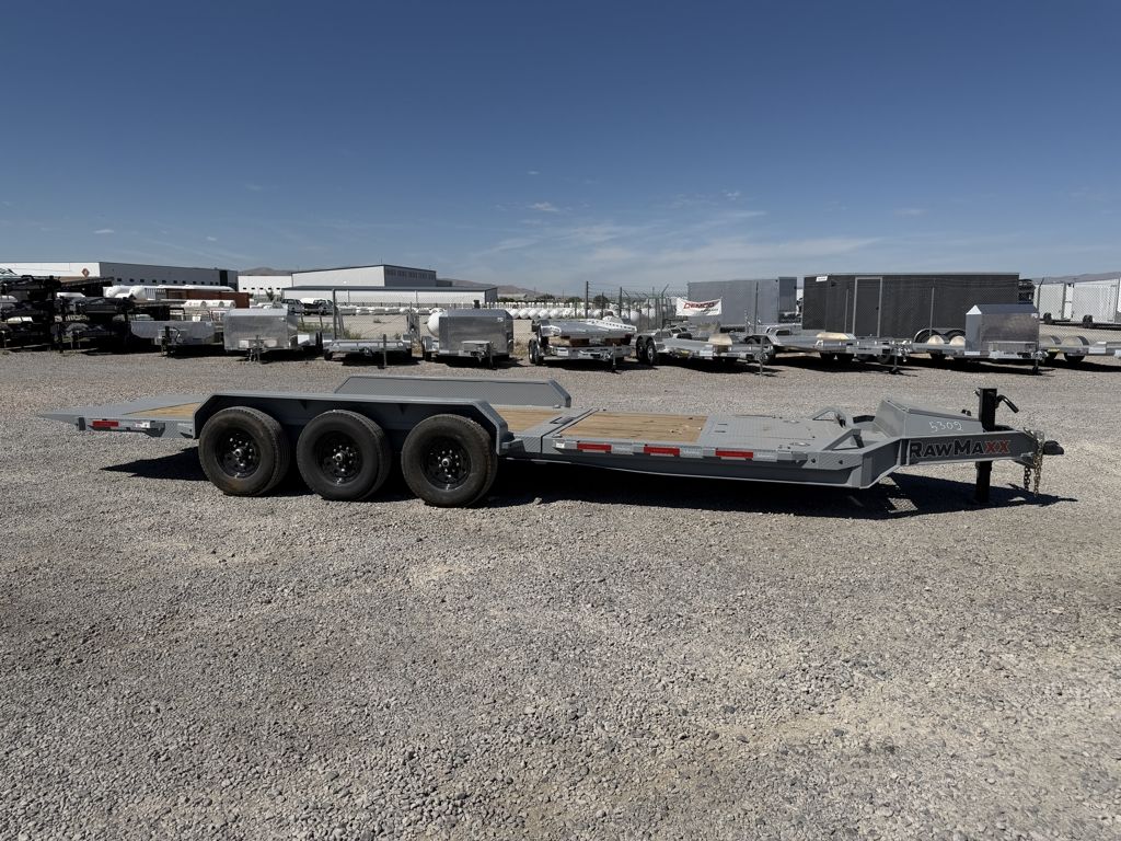 2027 RawMaxx 7x24 G7X 21K Triple Axle Equipment Tilt Trailer