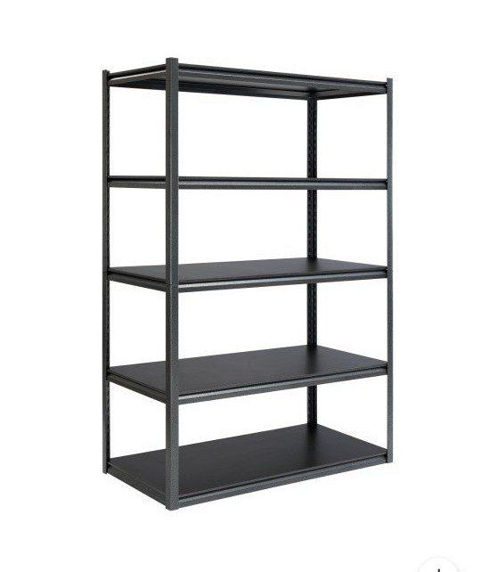 Whalen Z-Bean 5-Tier Steel Storage Shelf Rack - Garage/Utility Shelving