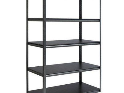 Whalen Z-Bean 5-Tier Steel Storage Shelf Rack - Garage/Utility Shelving