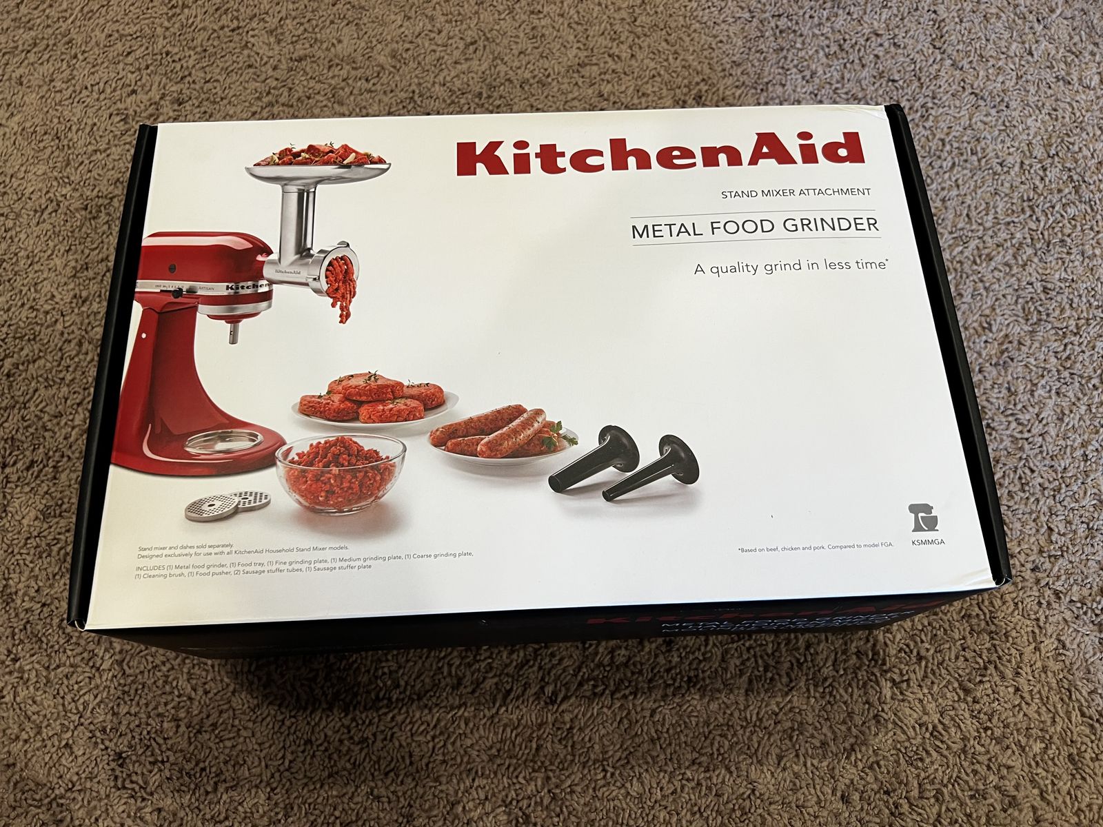KitchenAid Metal Food Grinder Attachment