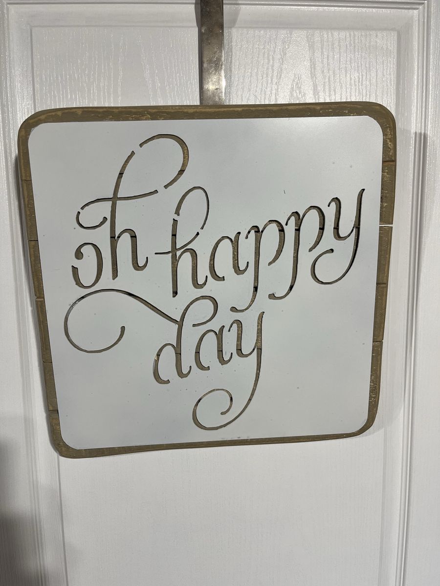 Wood, Oh  Happy Day Wall Decor