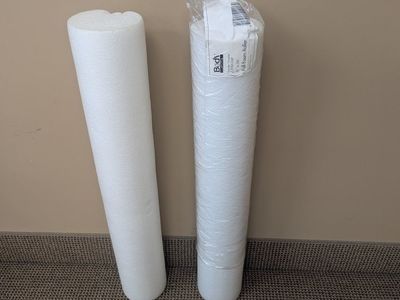 Body Sport Full Foam Roller 6"x36" - Unused Fitness Roller for Muscle Recovery