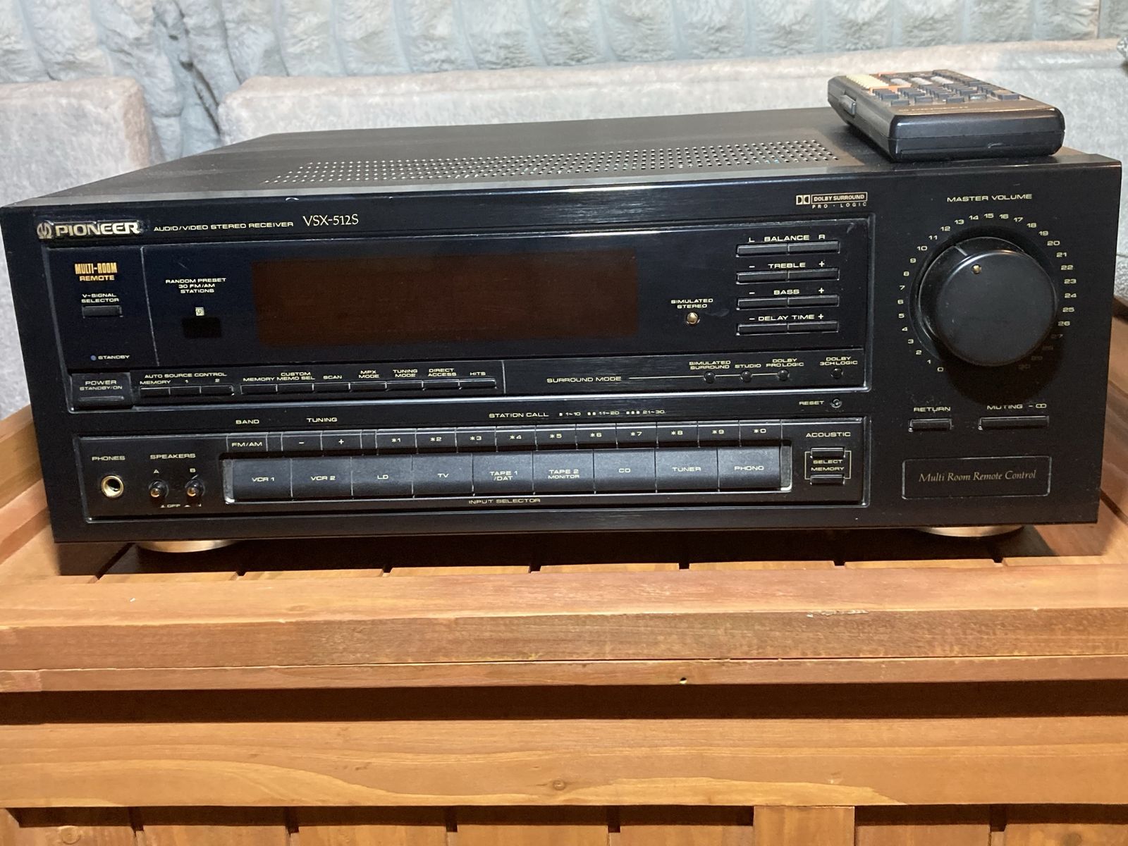 Pioneer VSX-512S Audio/Video Surround Sound Stereo Receiver