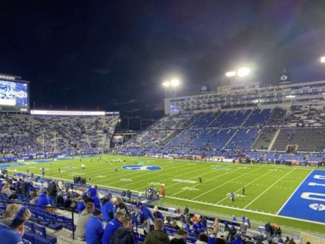 4 BYU vs Utah Tech lower level east sideline
